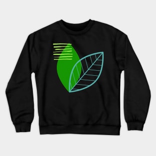 Lemon Series-Leaf Crewneck Sweatshirt